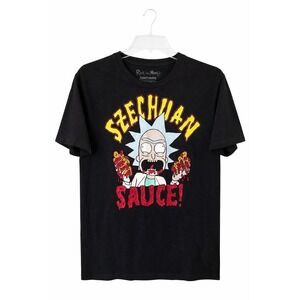 Rick‎ and Morty "Szechuan Sauce!" Adult Swim Graphic T-Shirt Size L